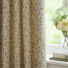 Voyage Maison Cervino Pencil Pleated Curtains Lichen