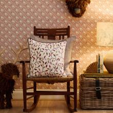 Voyage Maison Cervino Feather Filled Cushion Damson 43/43cm
