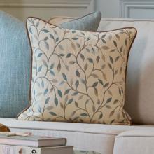 Voyage Maison Cervino Feather Filled Cushion Duck Egg Blue 43/43cm