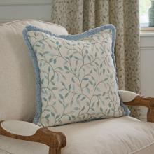 Voyage Maison Cervino Feather Filled Cushion Duck Egg Blue 50/50cm