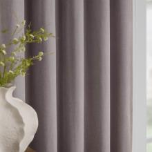Yard Heavy Chenille Eyelet Curtains Mauve