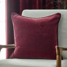Yard Heavy Chenille Feather Filled Cushion Beetroot