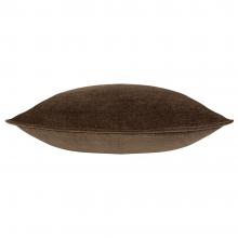Yard Heavy Chenille Feather Filled Cushion Brown