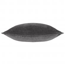 Yard Heavy Chenille Feather Filled Cushion Charcoal