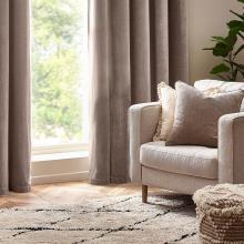 Yard Heavy Chenille Feather Filled Cushion Greige