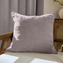 Yard Heavy Chenille Feather Filled Cushion Mauve