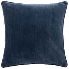 Yard Heavy Chenille Feather Filled Cushion Navy
