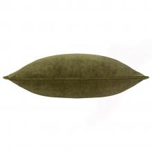 Yard Heavy Chenille Feather Filled Cushion Olive