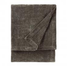 Yard Heavy Chenille Throw Charcoal