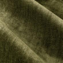 Yard Heavy Chenille Blackout Pencil Pleated Curtains Olive