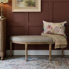 Voyage Maison Annette Footstool Linen