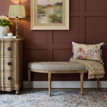 Voyage Maison Annette Footstool Linen