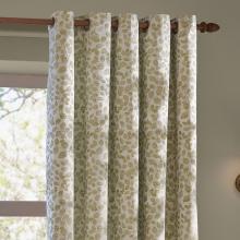 Wylder Grace Leaf Eyelet Curtains Sage