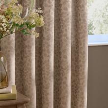Wylder Grace Leaf Eyelet Curtains Taupe