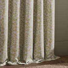 Wylder Grace Leaf Pencil Pleated Curtains Sage