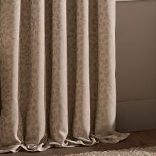 Wylder Grace Leaf Pencil Pleated Curtains Taupe