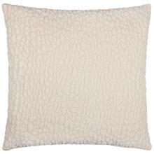 Yard Pebble Textured Chenille Cushion Natural