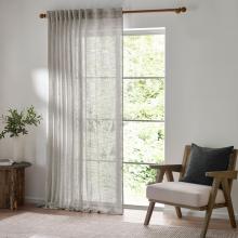 Yard Cirrus Tab Top Sheer Panel Grey