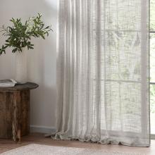 Yard Cirrus Tab Top Sheer Panel Grey