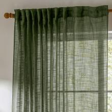 Yard Cirrus Tab Top Sheer Panel Forest