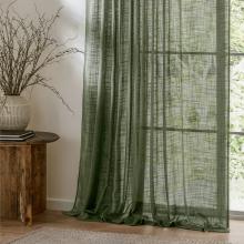 Yard Cirrus Tab Top Sheer Panel Forest