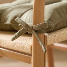 Yard Slub Cotton Pack of 2 Seat Pads Moss