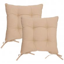 Yard Slub Cotton Pack of 2 Seat Pads Linen
