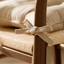 Yard Slub Cotton Pack of 2 Seat Pads Linen