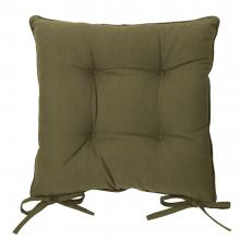 Yard Slub Cotton Pack of 2 Seat Pads Lichen