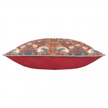 The Original Morris & Co Strawberry Thief Outdoor Cushion Berry