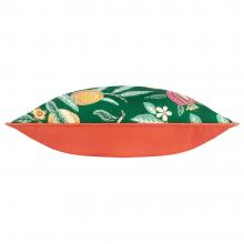 The Original Morris & Co Fruits Outdoor Cushion Forest Green / Lemon