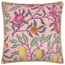 The Original Morris & Co Fruits Outdoor Cushion Blush Pink / Lemon