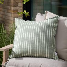 Yard Hessle Stripe Outdoor Filled Cushion Eucalyptus