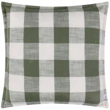 Yard Chesil Check Outdoor Filled Cushion Moss