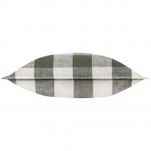 Yard Chesil Check Outdoor Filled Cushion Moss