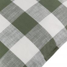 Yard Chesil Check Outdoor Filled Cushion Moss