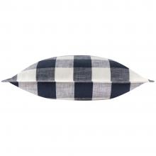 Yard Chesil Check Outdoor Filled Cushion Navy