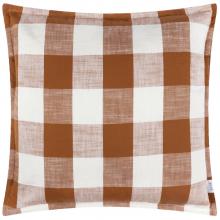 Yard Chesil Check Outdoor Filled Cushion Pecan