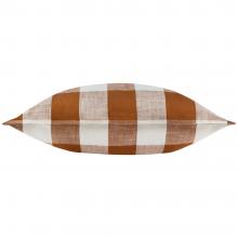 Yard Chesil Check Outdoor Filled Cushion Pecan