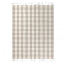 Yard Chesil Check Outdoor Throw Natural