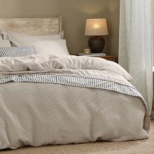 Yard Hebden Relaxed Waffle Pillowcase Pair Stone