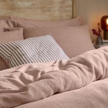 Yard Hebden Relaxed Waffle Pillowcase Pair Cotta