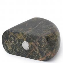 Tom Dixon Boulder Stem Vase Green Marble