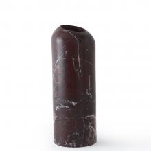 Tom Dixon Boulder Tall Vase Red Marble