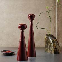 Tom Dixon Mill Burgundy Salt or Pepper Grinder