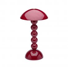 Addison Ross Rechargeable Bobbin LED Portable Lamp Cherry
