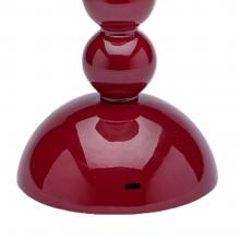 Addison Ross Rechargeable Bobbin LED Portable Lamp Cherry