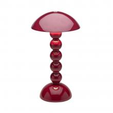 Addison Ross Rechargeable Bobbin LED Portable Lamp Cherry