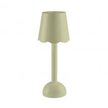 Addison Ross Rechargeable Scallop LED Portable Lamp Sage