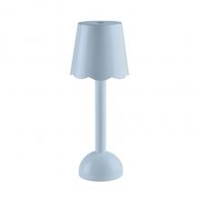 Addison Ross Rechargeable Scallop LED Portable Lamp Periwinkle